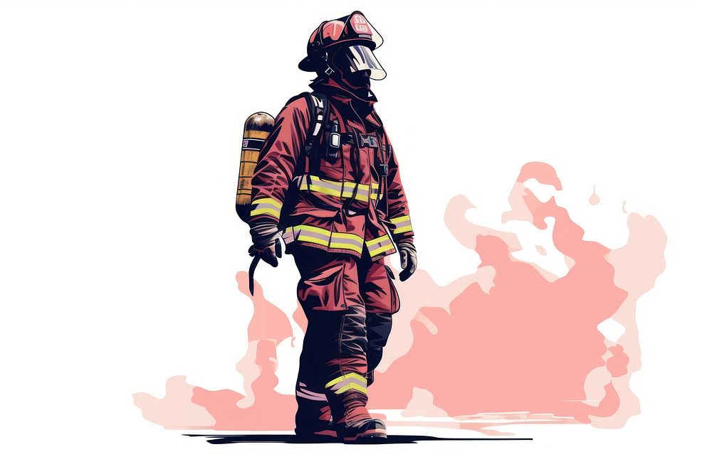 Firefighter helmet adult architecture. AI generated Image by rawpixel.