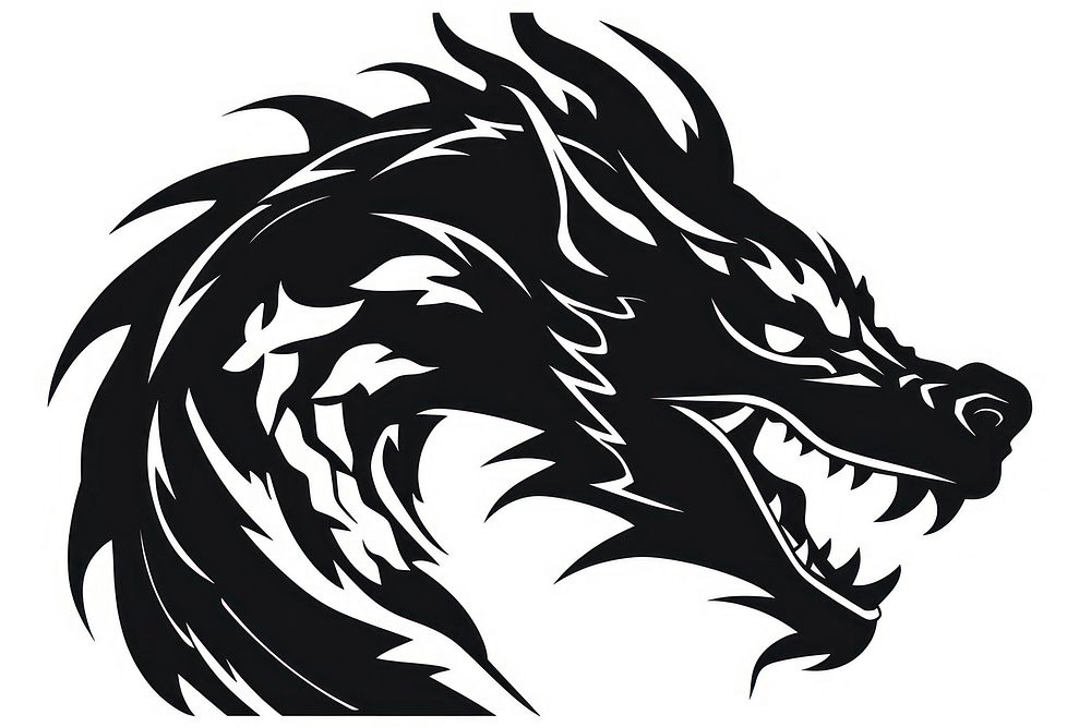 Dragon animal black creativity. AI generated Image by rawpixel.