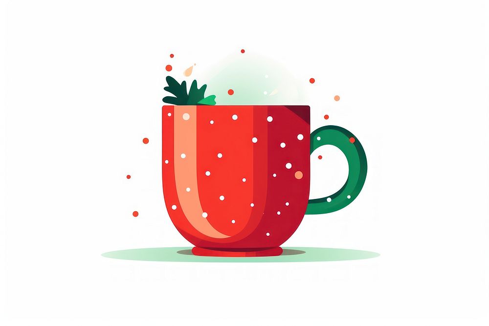 Coffee mug drink green cup. AI generated Image by rawpixel.