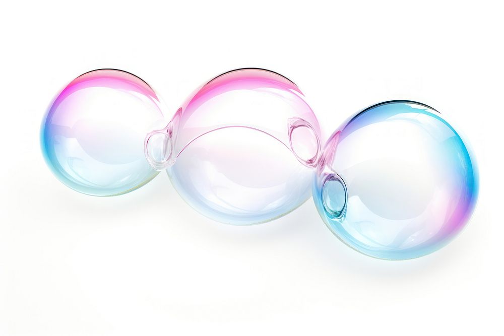 3soap bubble white background biochemistry transparent. AI generated Image by rawpixel.