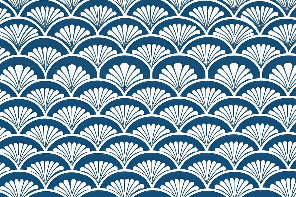 Blue pattern backgrounds shape repetition. AI generated Image by rawpixel.