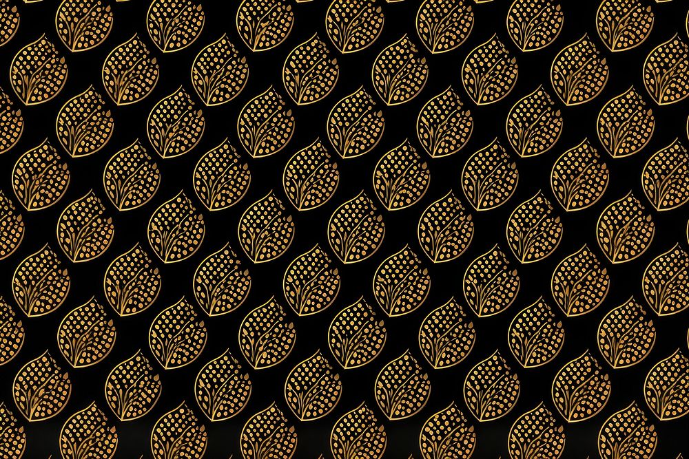 Thai gold pattern backgrounds repetition blackboard. AI generated Image by rawpixel.