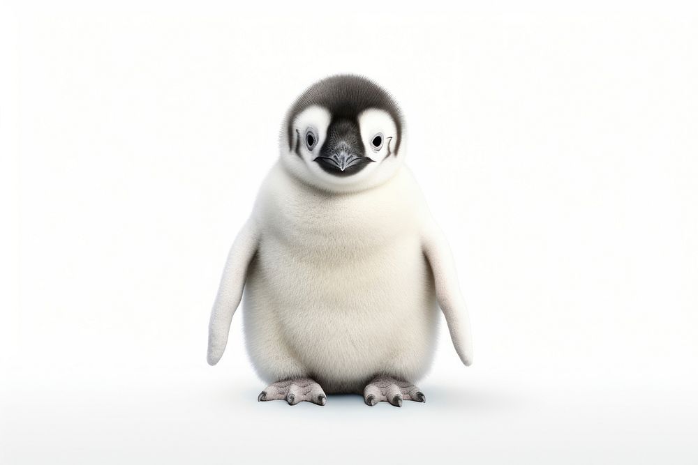 Baby emperor penguin animal bird wildlife. AI generated Image by rawpixel.