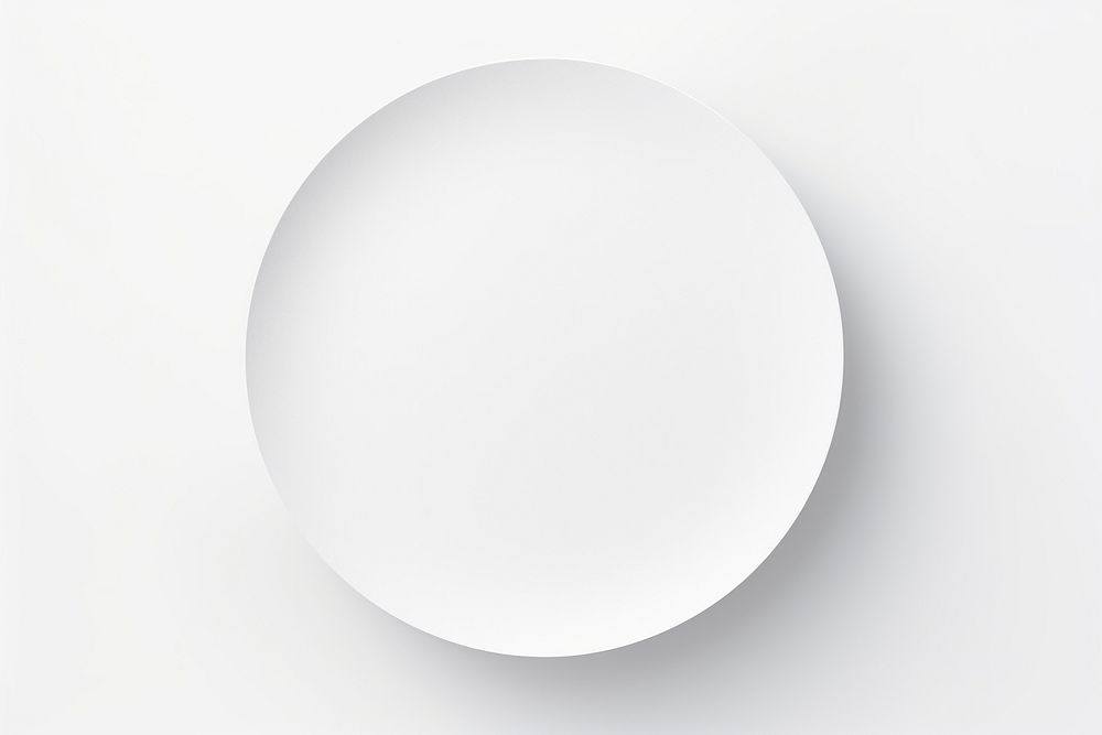 White paper sticker circle shape simplicity. AI generated Image by rawpixel.