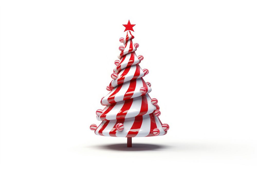 Christmas shape white tree. AI generated Image by rawpixel.