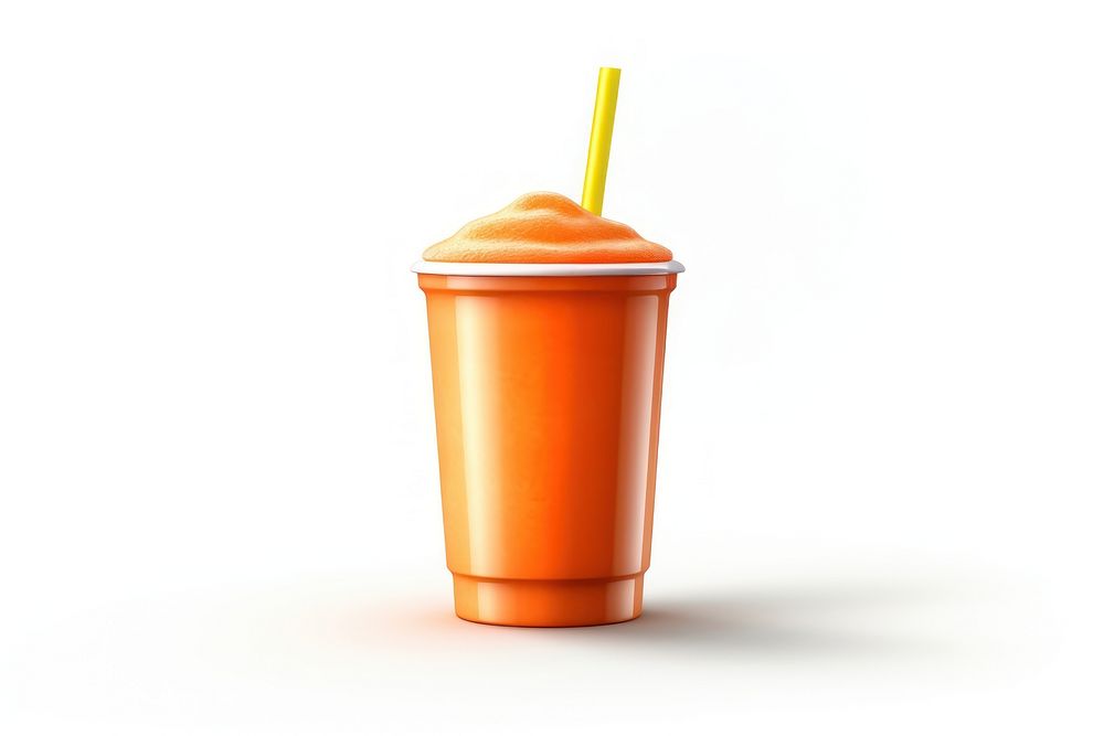 Carrot smoothie 3d cartoon drink juice food. AI generated Image by rawpixel.