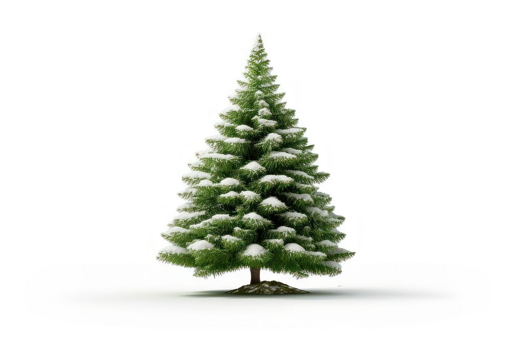 Christmas tree plant white pine. AI generated Image by rawpixel.