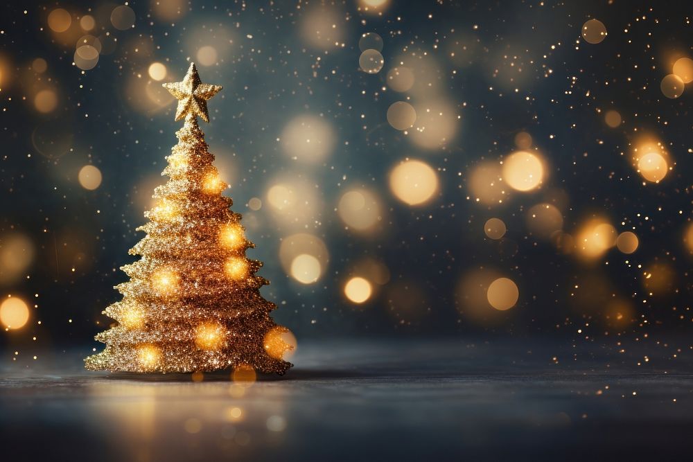 Christmas tree christmas nature night. AI generated Image by rawpixel.