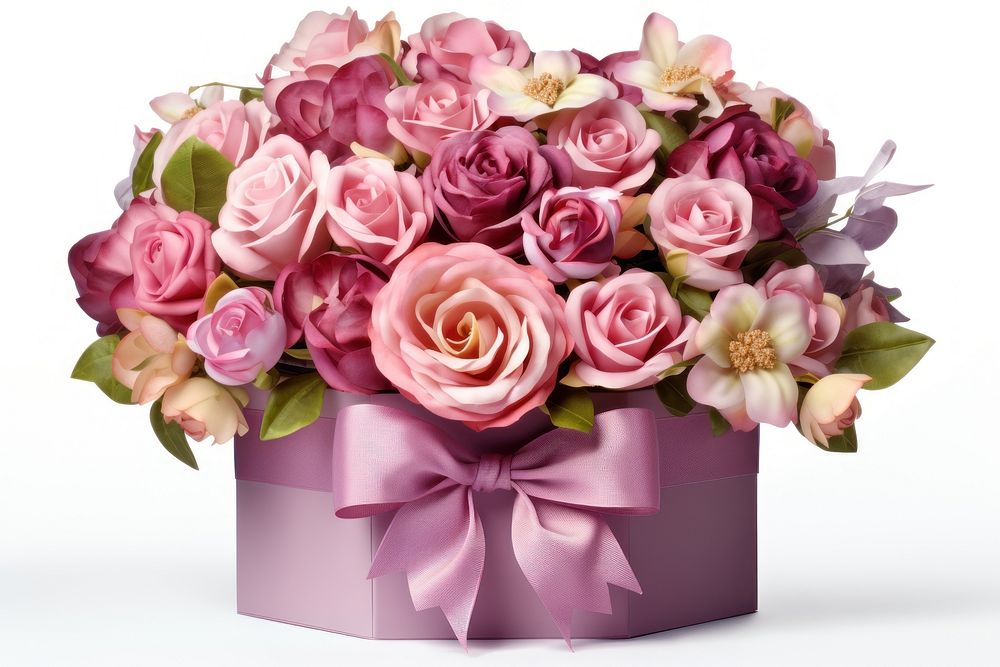 Flower plant gift rose. AI generated Image by rawpixel.