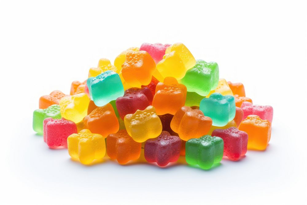 Gummies confectionery dessert candy. AI generated Image by rawpixel.