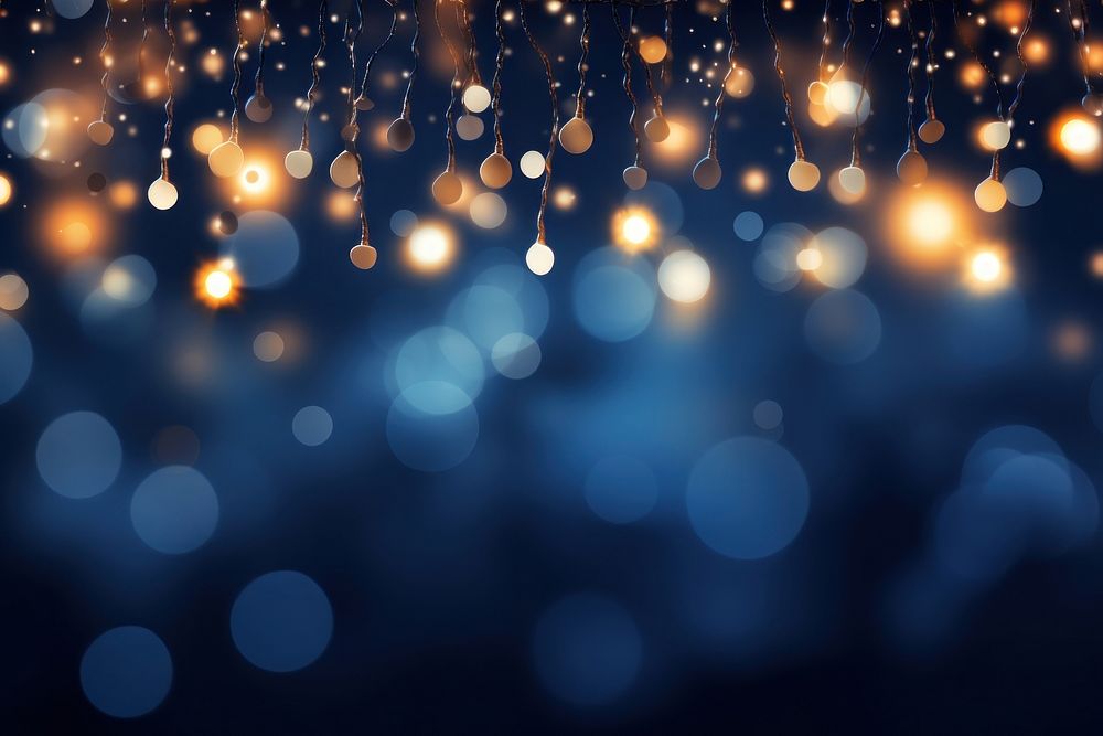 Bokeh lights backgrounds decoration christmas. AI generated Image by rawpixel.
