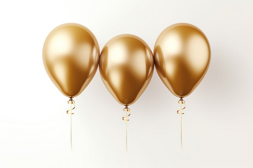 Balloons balloon gold celebration. AI generated Image by rawpixel.