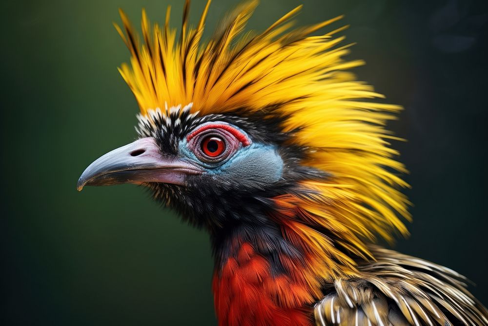 African bird animal beak wildlife. AI generated Image by rawpixel.