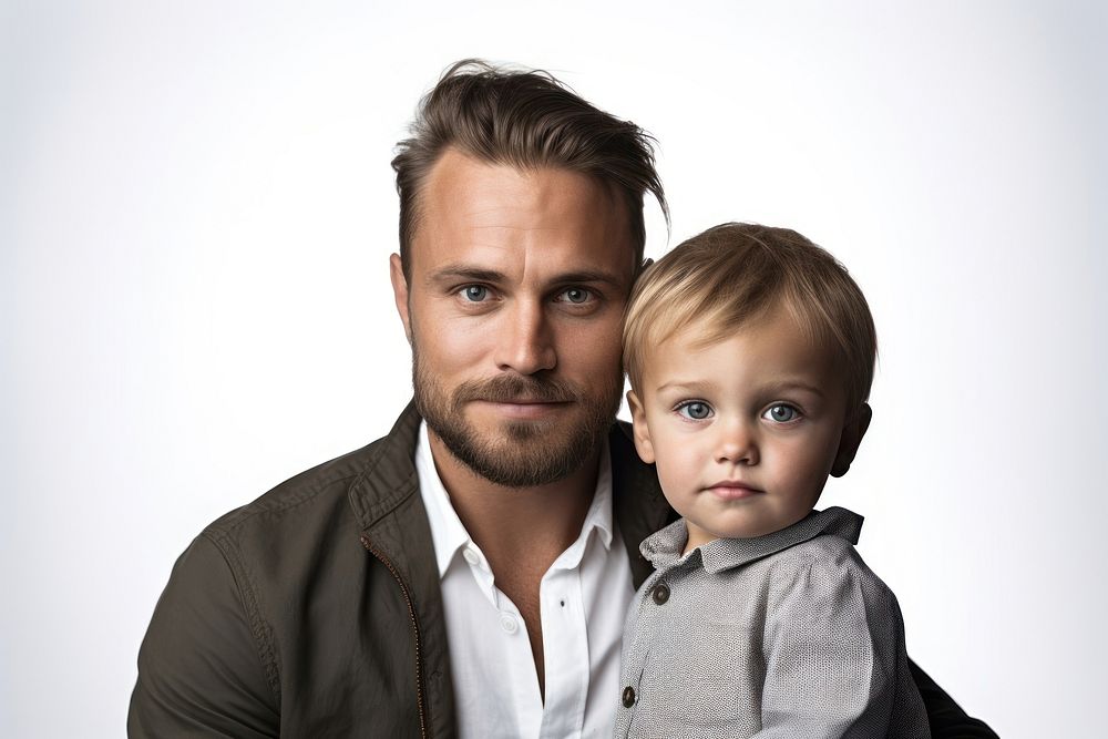 Father with his son portrait adult photo. AI generated Image by rawpixel.
