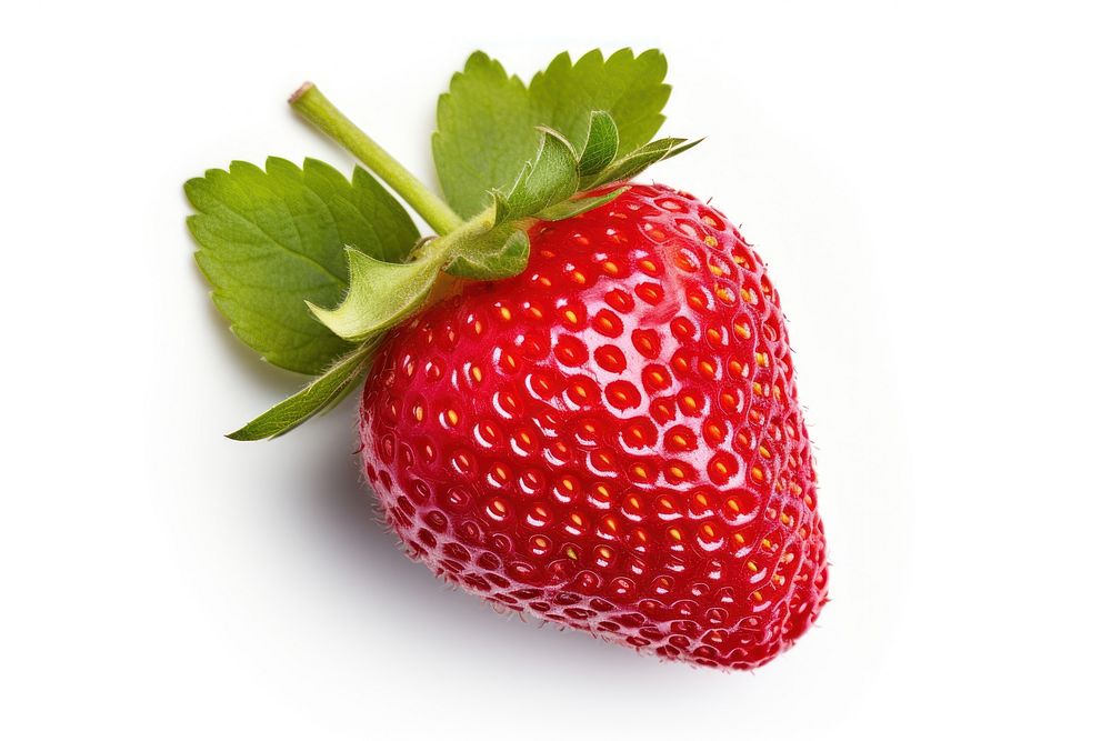 Atrawberry strawberry fruit plant. AI generated Image by rawpixel.