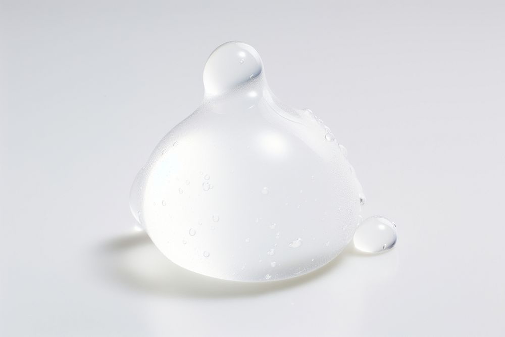 White foam porcelain drop white background. AI generated Image by rawpixel.