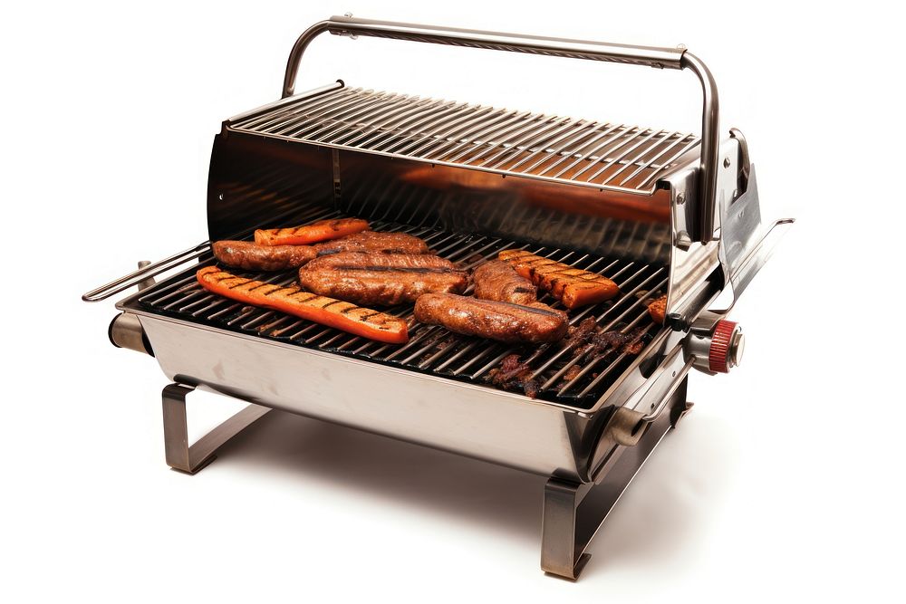 BBQ grill maker grilling cooking meat. AI generated Image by rawpixel.
