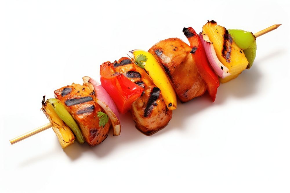 BBQ skewer vegetable food bbq. AI generated Image by rawpixel.
