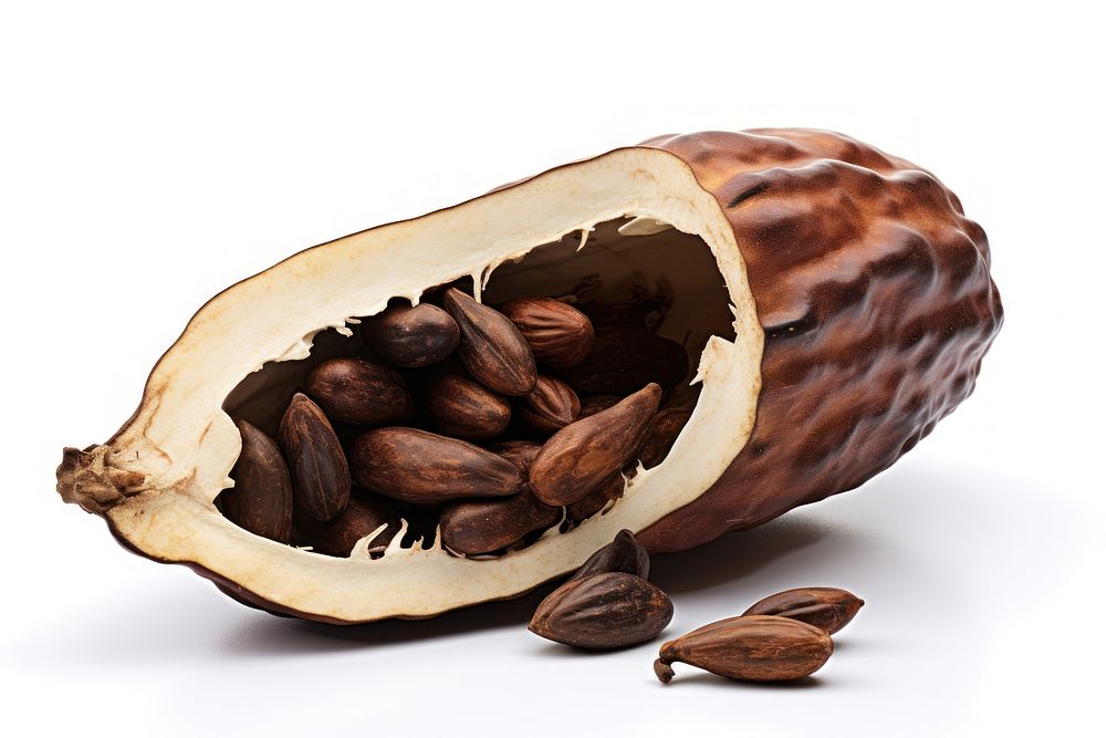 Cocoa pod plant food nut. AI generated Image by rawpixel.