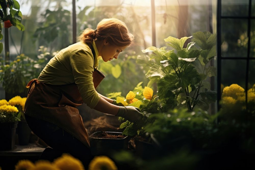 Planting gardening outdoors organic. AI generated Image by rawpixel.