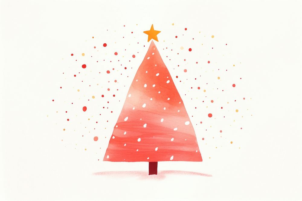 Christmas tree christmas star christmas tree. AI generated Image by rawpixel.