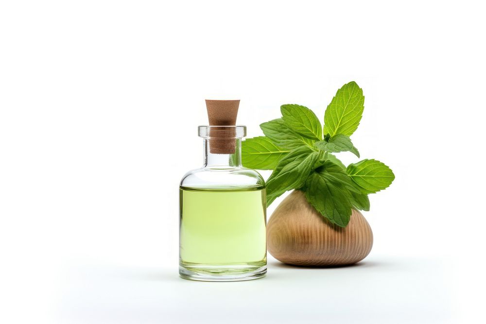 Spa Essential oil perfume bottle plant. AI generated Image by rawpixel.