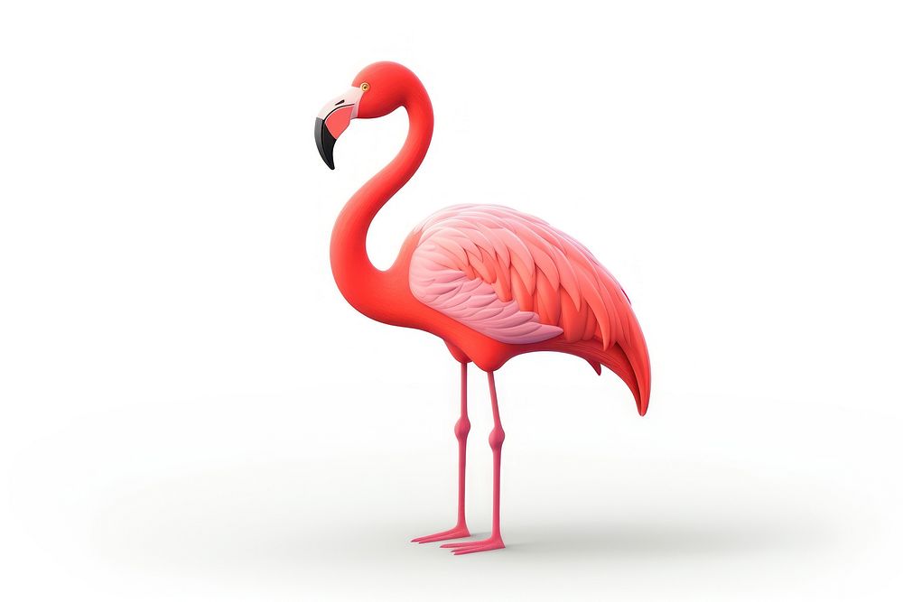 Flamingo flamingo animal bird. AI generated Image by rawpixel.