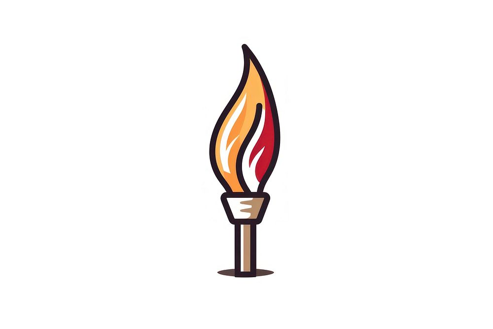 Torch fire illuminated creativity. AI generated Image by rawpixel.