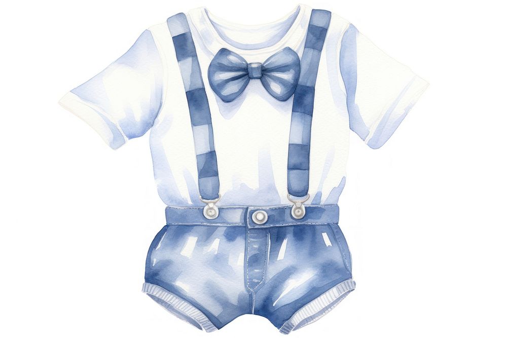 Baby Boy Clothes tie accessories suspenders. AI generated Image by rawpixel.