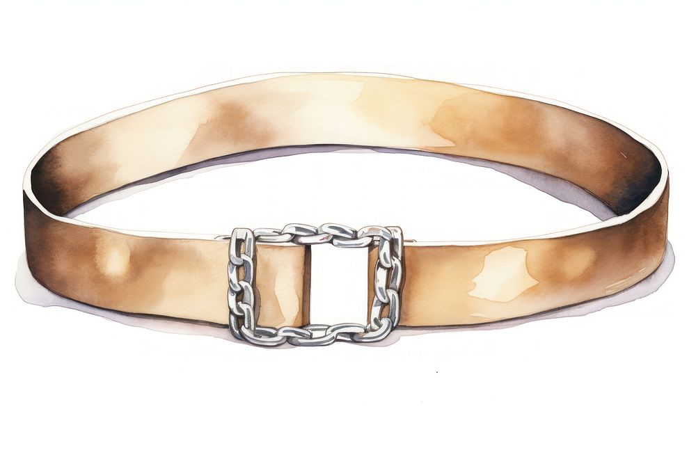 Belt bracelet jewelry buckle. AI generated Image by rawpixel.