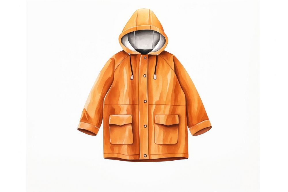Raincoat sweatshirt jacket outerwear. AI generated Image by rawpixel.