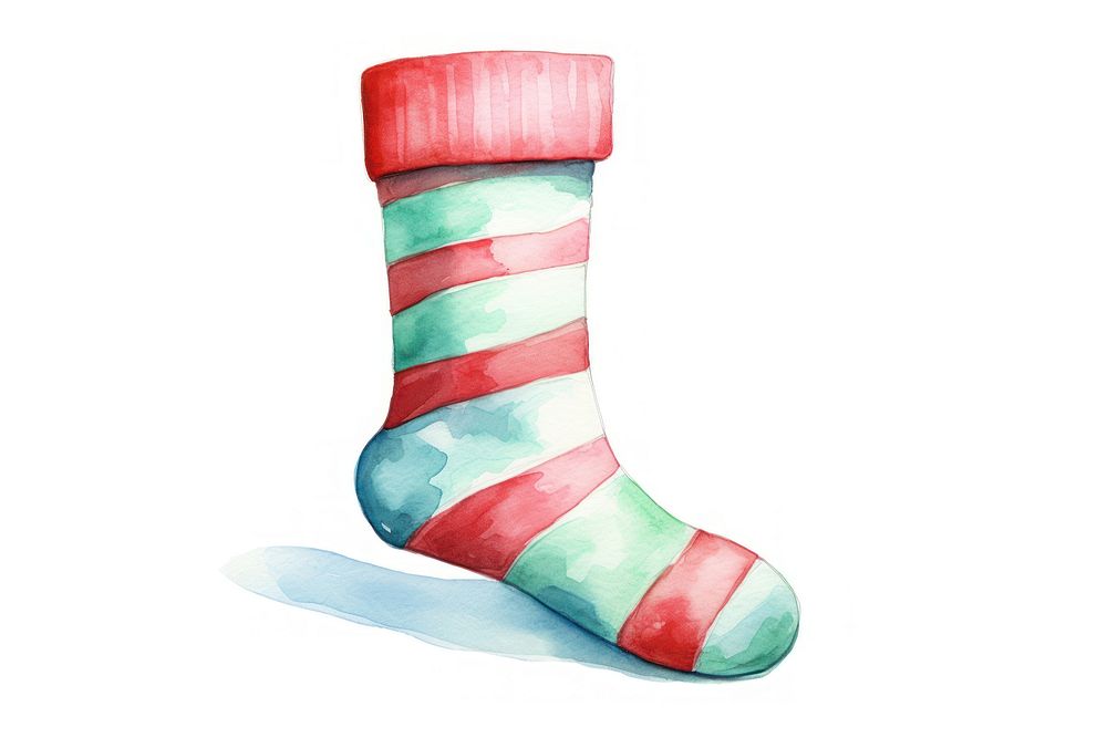 Sock creativity christmas footwear. AI generated Image by rawpixel.