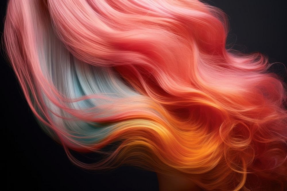 A hair pattern hairstyle abstract. AI generated Image by rawpixel.