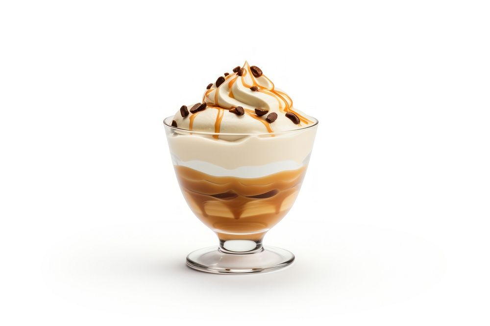 Affogato dessert sundae cream. AI generated Image by rawpixel.