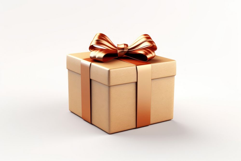 Christmas box gift white background celebration. AI generated Image by rawpixel.