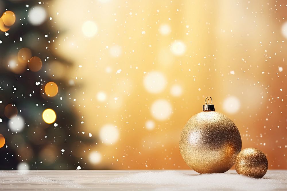 Christmas decoration plant gold. AI generated Image by rawpixel.