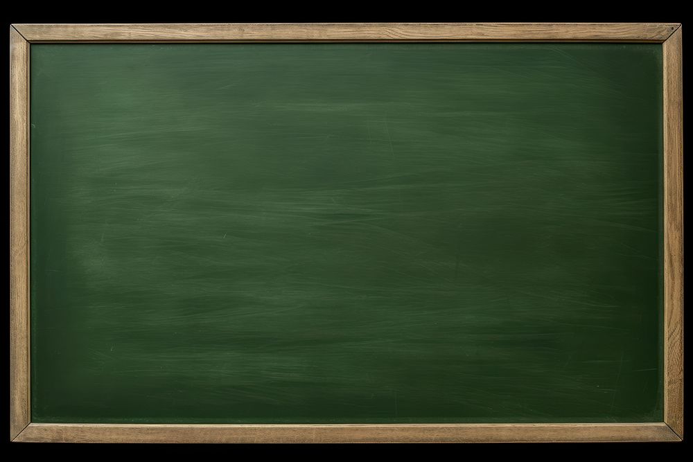 Blank green chalkboard blackboard backgrounds rectangle. AI generated Image by rawpixel.