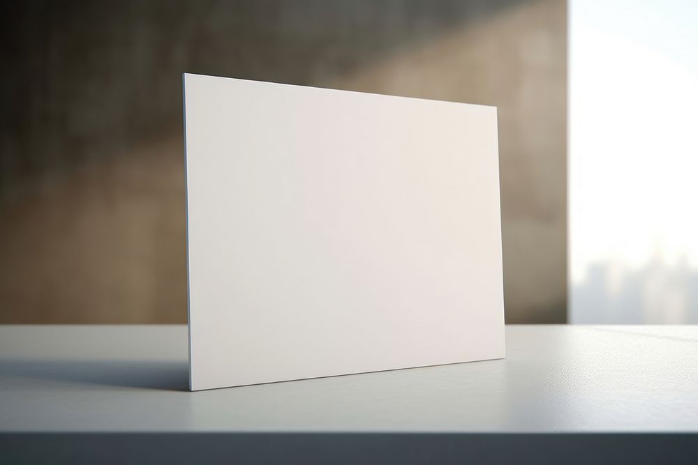 Blank paper architecture simplicity rectangle. AI generated Image by rawpixel.