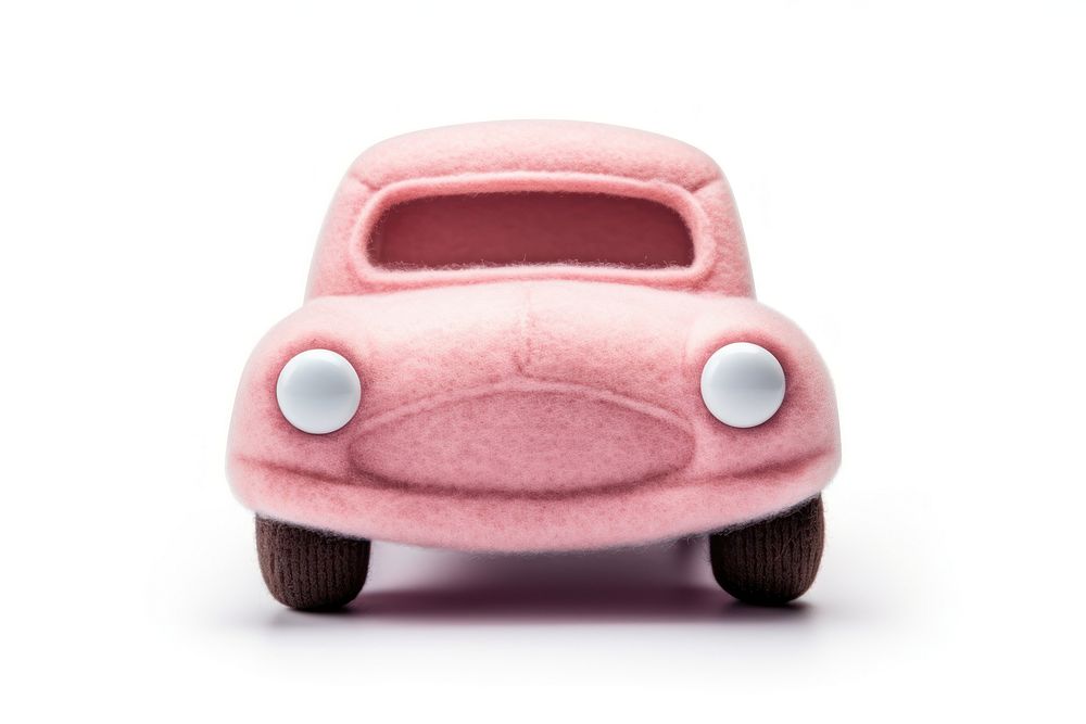 Car plush toy white background. AI generated Image by rawpixel.