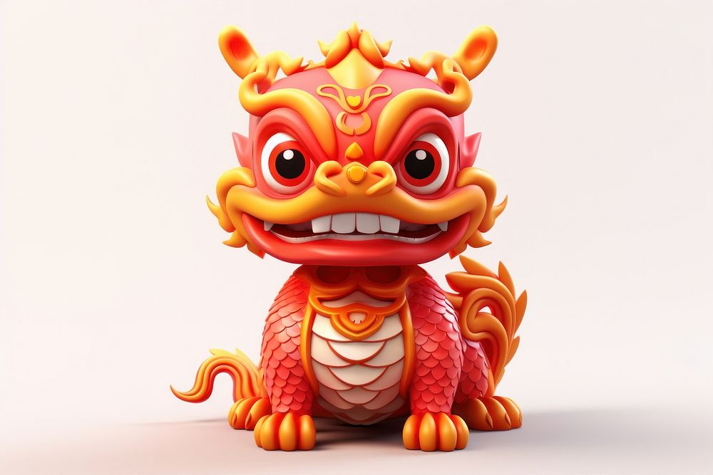 Dragon cute toy chinese new | Free Photo Illustration - rawpixel