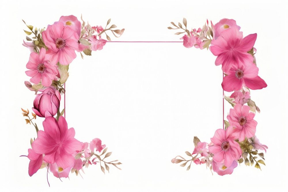 Flower frame plant inflorescence freshness. AI generated Image by rawpixel.