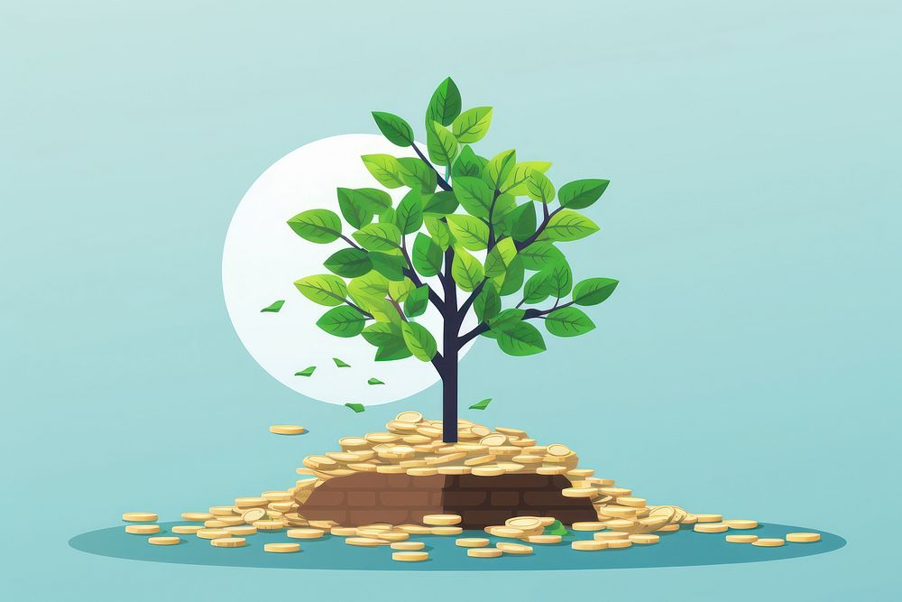 Savings growth plant money. AI generated Image by rawpixel.