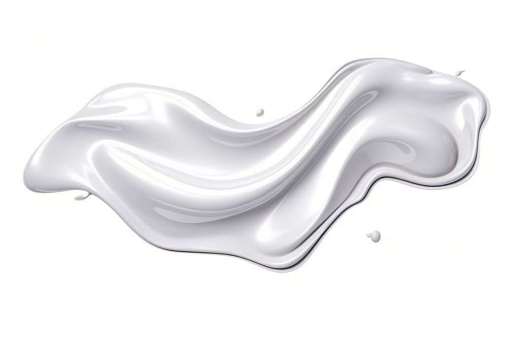 Fluid liquid shape white white background appliance. AI generated Image by rawpixel.