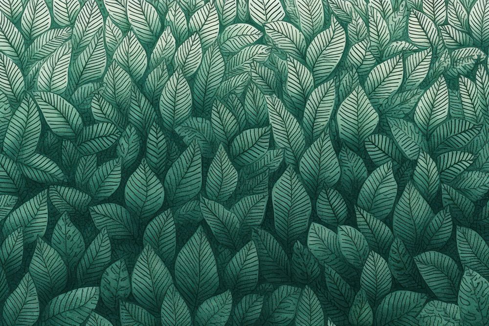 Green leaves landscapes backgrounds pattern texture. AI generated Image by rawpixel.