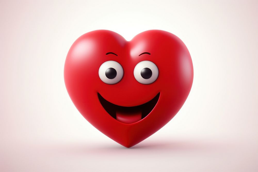 Heart anthropomorphic celebration happiness. AI generated Image by rawpixel.
