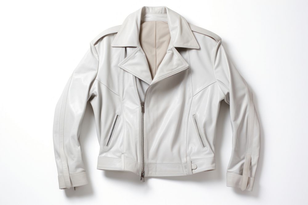 Jacket white coat coathanger. AI generated Image by rawpixel.