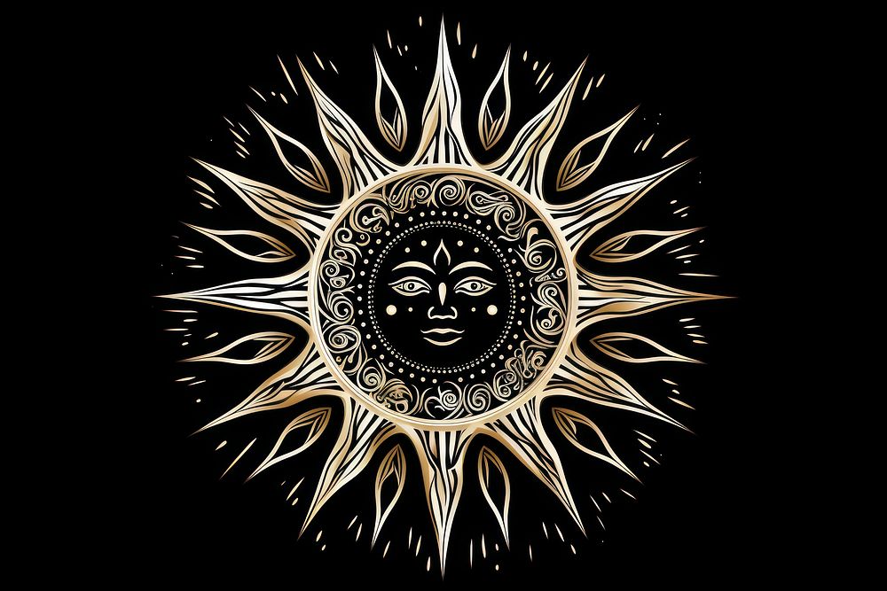 The Sun logo sun art. AI generated Image by rawpixel.
