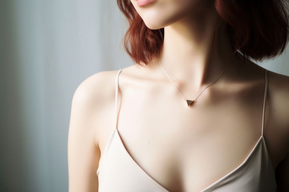 Necklace necklace jewelry adult. AI generated Image by rawpixel.