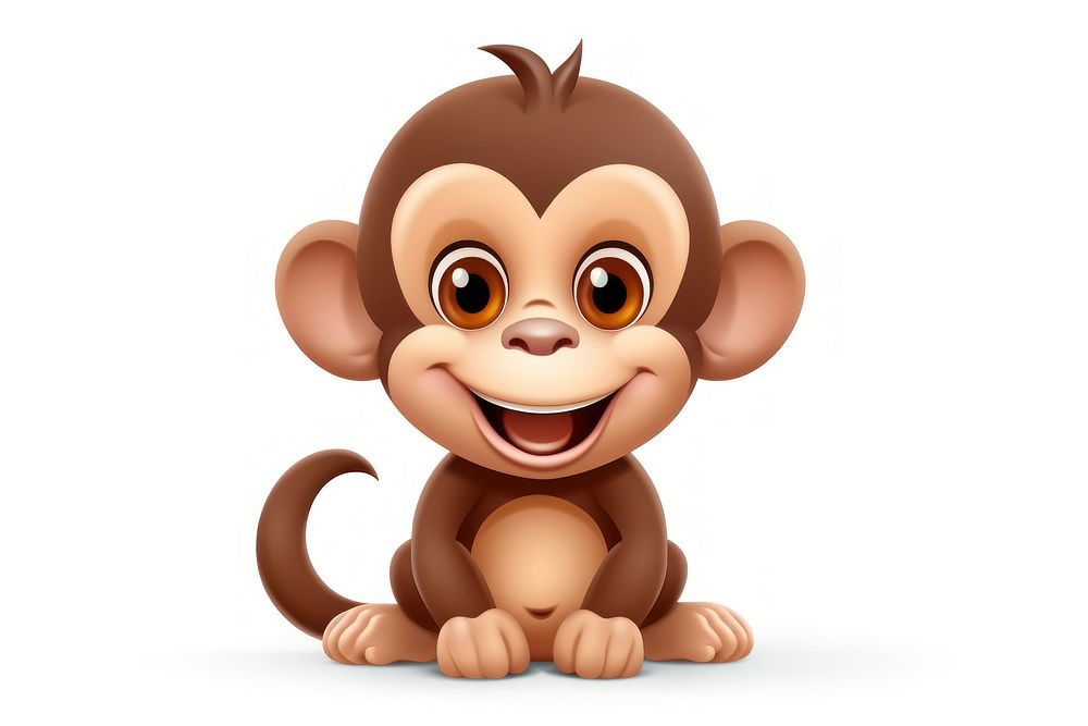 Monkey mammal animal toy. AI generated Image by rawpixel.