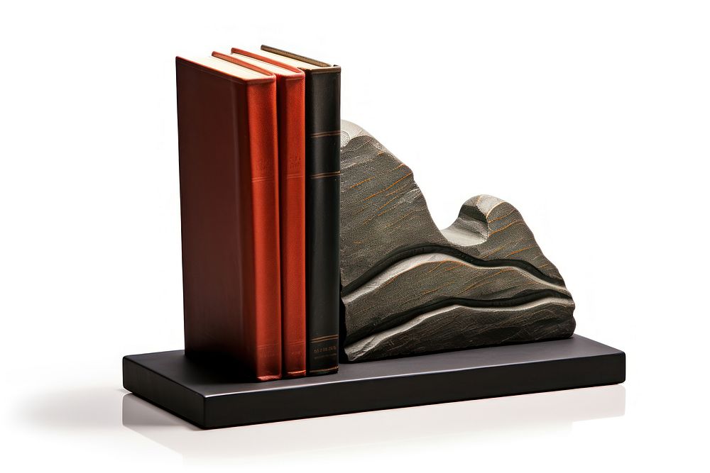 Modern bookend publication sculpture furniture. AI generated Image by rawpixel.